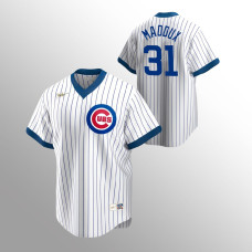 Greg Maddux Chicago Cubs White Cooperstown Collection Home Jersey
