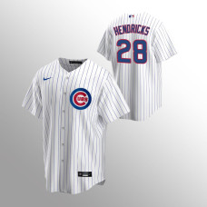 Men's Chicago Cubs Kyle Hendricks #28 White Replica Home Jersey