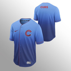 Men's Chicago Cubs Royal Fade Jersey