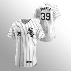 Men's Chicago White Sox Aaron Bummer Authentic White 2020 Home Jersey
