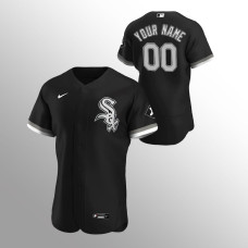 Men's Chicago White Sox Custom Authentic Black 2020 Alternate Jersey