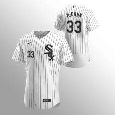 Men's Chicago White Sox James McCann Authentic White 2020 Home Jersey