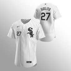 Men's Chicago White Sox Lucas Giolito Authentic White 2020 Home Jersey