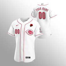 Cincinnati Reds Custom White 2021 Memorial Day Authentic Jersey