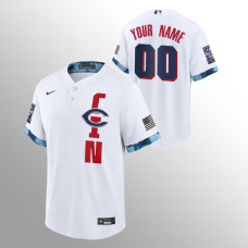 Cincinnati Reds Custom White 2021 MLB All-Star Game Replica Jersey