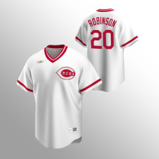 Frank Robinson Cincinnati Reds White Cooperstown Collection Home Jersey