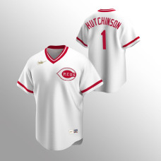 Fred Hutchinson Cincinnati Reds White Cooperstown Collection Home Jersey