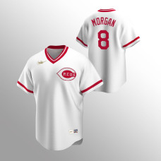 Joe Morgan Cincinnati Reds White Cooperstown Collection Home Jersey