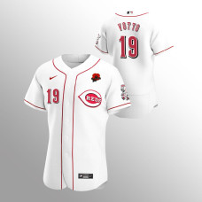 Cincinnati Reds Joey Votto White 2021 Memorial Day Authentic Jersey