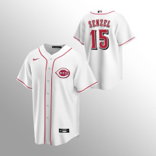 Men's Cincinnati Reds Nick Senzel #15 White Replica Home Jersey