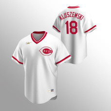 Ted Kluszewski Cincinnati Reds White Cooperstown Collection Home Jersey