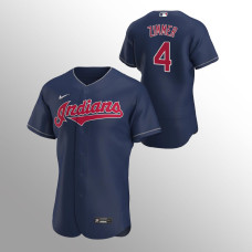 Men's Cleveland Indians Bradley Zimmer Authentic Navy 2020 Alternate Jersey