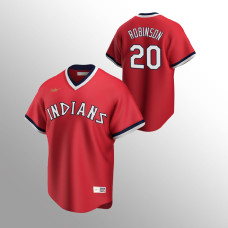 Frank Robinson Cleveland Indians Red Cooperstown Collection Road Jersey