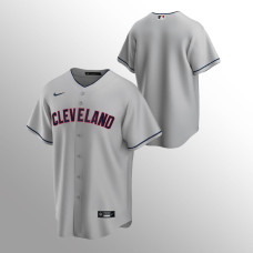 Men's Cleveland Indians Replica Gray Road Jersey
