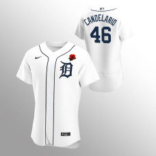 Detroit Tigers Jeimer Candelario White 2021 Memorial Day Authentic Jersey