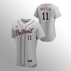 Men's Detroit Tigers Sparky Anderson Authentic Gray 2020 Road Jersey