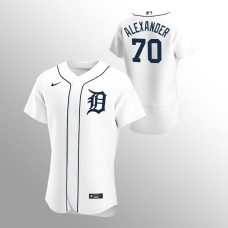 Detroit Tigers Tyler Alexander White Authentic Home Jersey