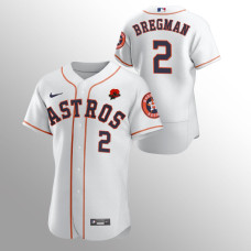 Houston Astros Alex Bregman White 2021 Memorial Day Authentic Jersey