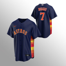 Men's Houston Astros Craig Biggio #7 Navy Replica Alternate Jersey