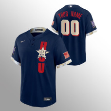 Houston Astros Custom Navy 2021 MLB All-Star Game Replica Jersey