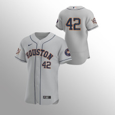 Men's Houston Astros Jackie Robinson Day Gray Authentic Jersey