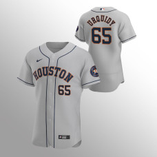 Houston Astros Jose Urquidy Gray Authentic Road Jersey