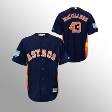 Men's Houston Astros #43 Navy Lance McCullers 2019 Spring Training Cool Base Majestic Jersey