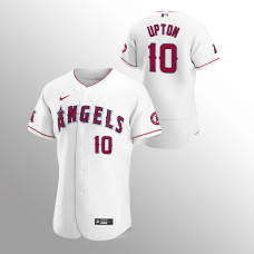 Los Angeles Angels Justin Upton White Authentic Home Jersey