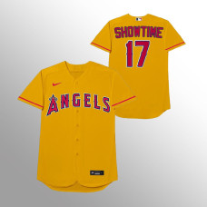 Los Angeles Angels Shohei Ohtani Yellow 2021 Players' Weekend Nickname Jersey