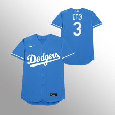 Los Angeles Dodgers Chris Taylor Blue 2021 Players' Weekend Nickname Jersey