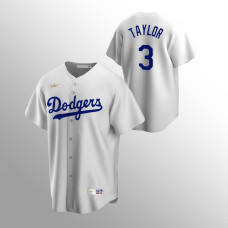 Chris Taylor Los Angeles Dodgers White Cooperstown Collection Home Jersey