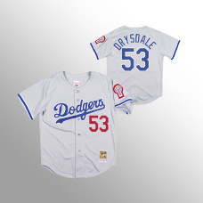 Los Angeles Dodgers Don Drysdale Gray 1981 Authentic Jersey