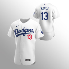 Los Angeles Dodgers Max Muncy White Authentic Home Player Jersey