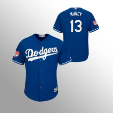 Men's Los Angeles Dodgers #13 Royal Max Muncy 2019 Spring Training Cool Base Majestic Jersey