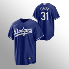 Men's Los Angeles Dodgers Mike Piazza #31 Royal Replica Alternate Player Jersey