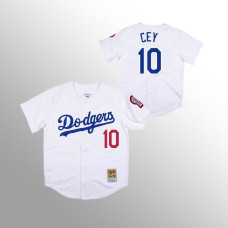 Los Angeles Dodgers Ron Cey White 1981 Authentic Jersey