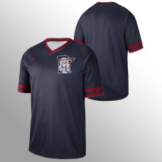 Men's Minnesota Twins Cooperstown Collection Navy Legend V-Neck Jersey