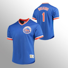 New York Mets Amed Rosario Royal Cooperstown Collection Mesh V-Neck Jersey