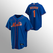 Men's New York Mets Amed Rosario #1 Royal Replica Alternate Jersey