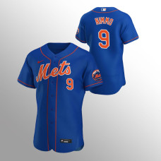 Men's New York Mets Brandon Nimmo Authentic Royal 2020 Alternate Team Logo Jersey