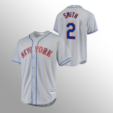 Dominic Smith New York Mets Gray Cool Base Road Official Player Jersey