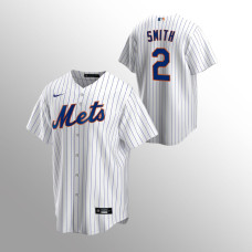 Men's New York Mets Dominic Smith #2 White Replica Home Jersey