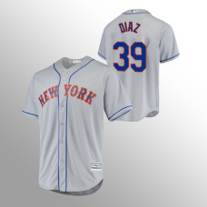 Edwin Diaz New York Mets Gray Cool Base Road Official Player Jersey