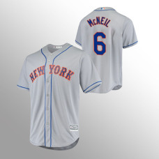 Jeff McNeil New York Mets Gray Cool Base Road Official Player Jersey