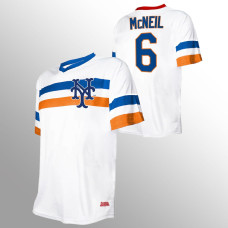 New York Mets Jeff McNeil White Cooperstown Collection V-Neck Jersey