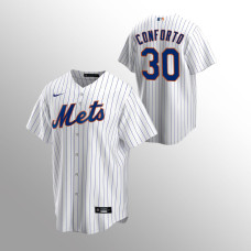 Men's New York Mets Michael Conforto #30 White Replica Home Jersey