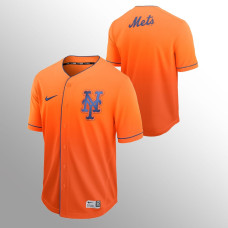 Men's New York Mets Orange Fade Jersey