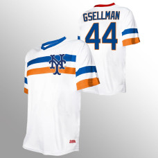 New York Mets Robert Gsellman White Cooperstown Collection V-Neck Jersey