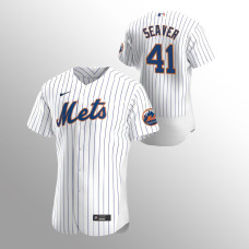 Men's New York Mets Tom Seaver #41 White 2020 Authentic Home Jersey