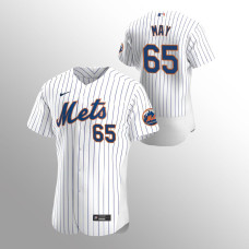 Trevor May New York Mets White Authentic Home Jersey